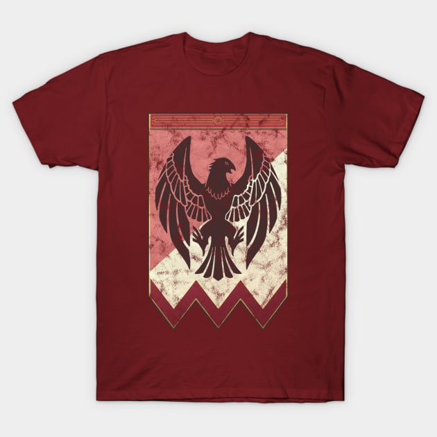 Three Houses Black Eagles Banner Emblem T-Shirt by StebopDesigns